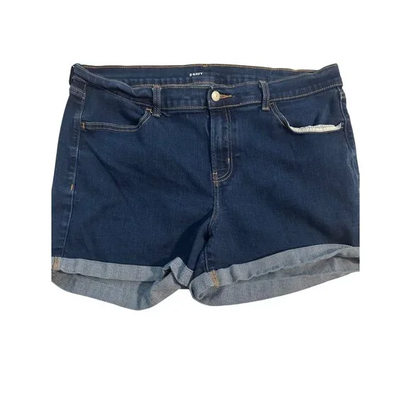 Old Navy Shorts Old Navy Womens Dark Wash Denim Shorts Size